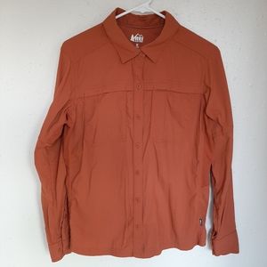REI button up sun shirt